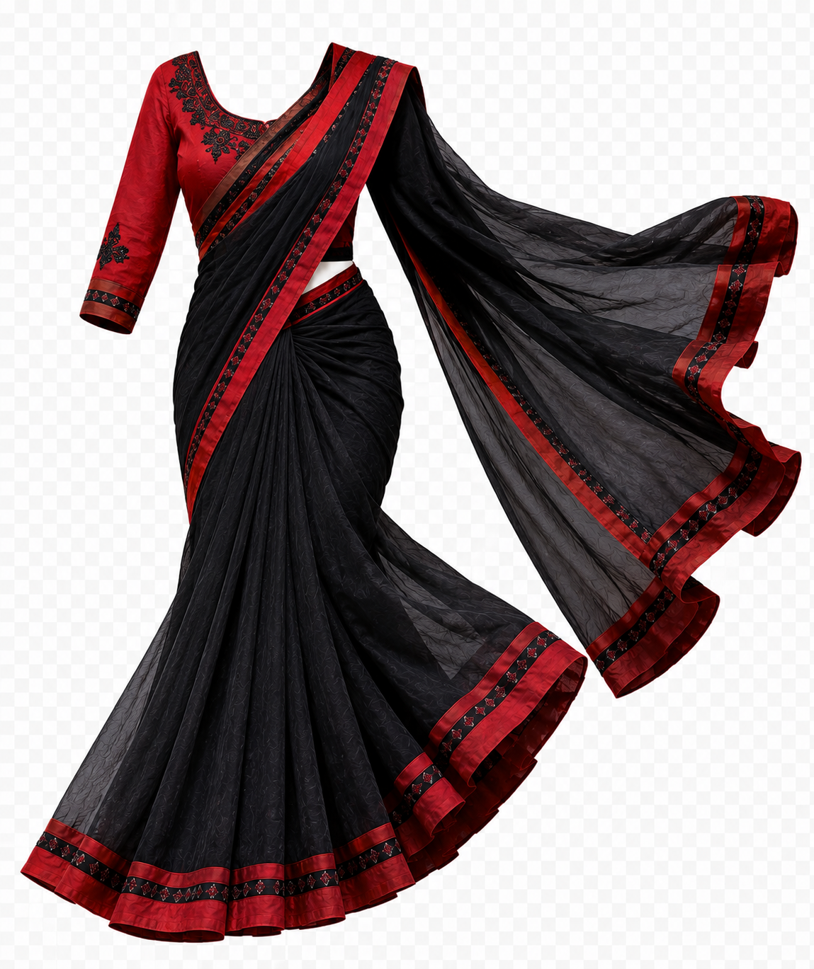 Newari Saree Style Dress